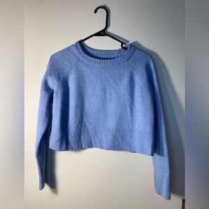 TALULAH||Baby Blue Wool Cropped Sweater, Like New Size Medium